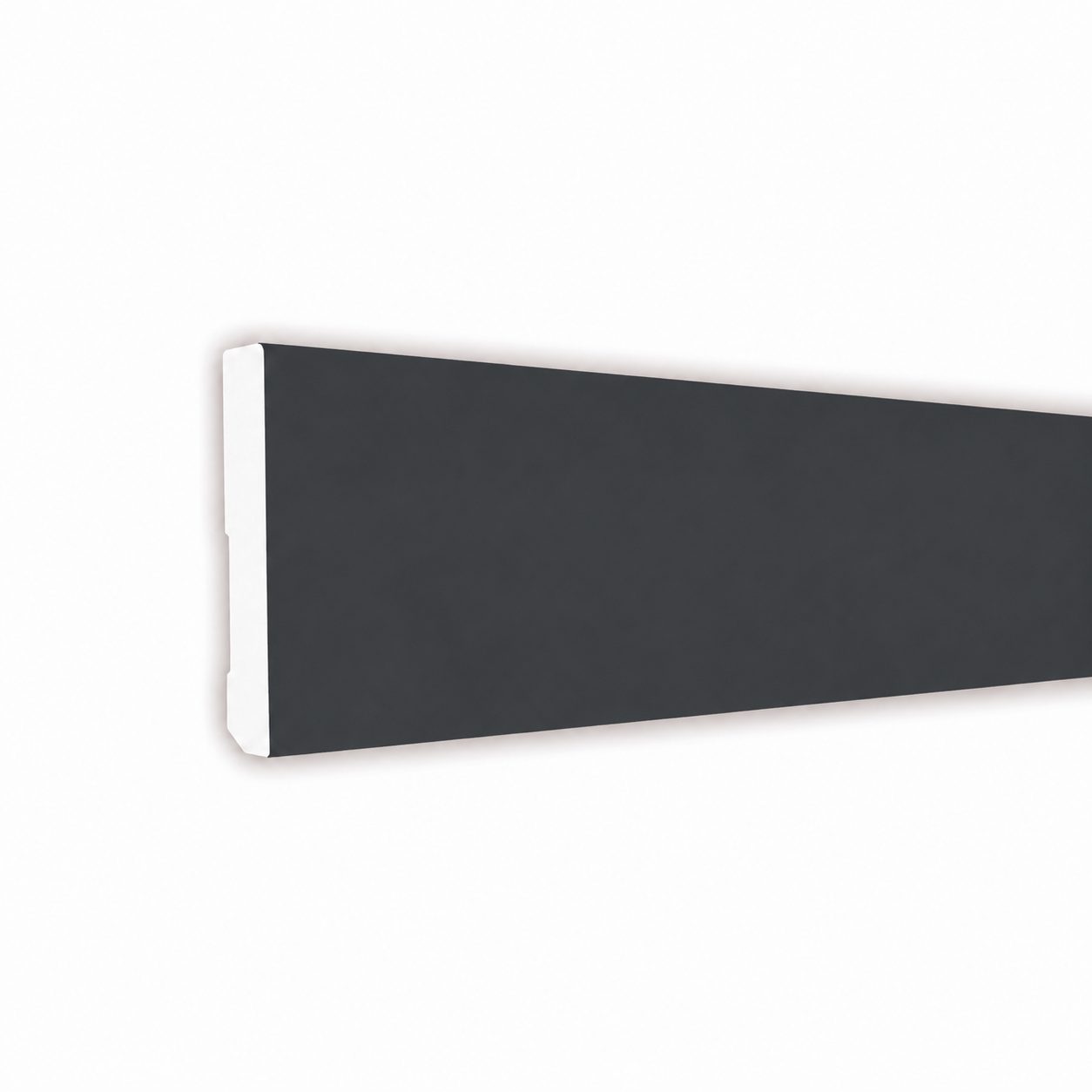 Rodapé PVC Expandido 2500x70x14mm Dark Grey