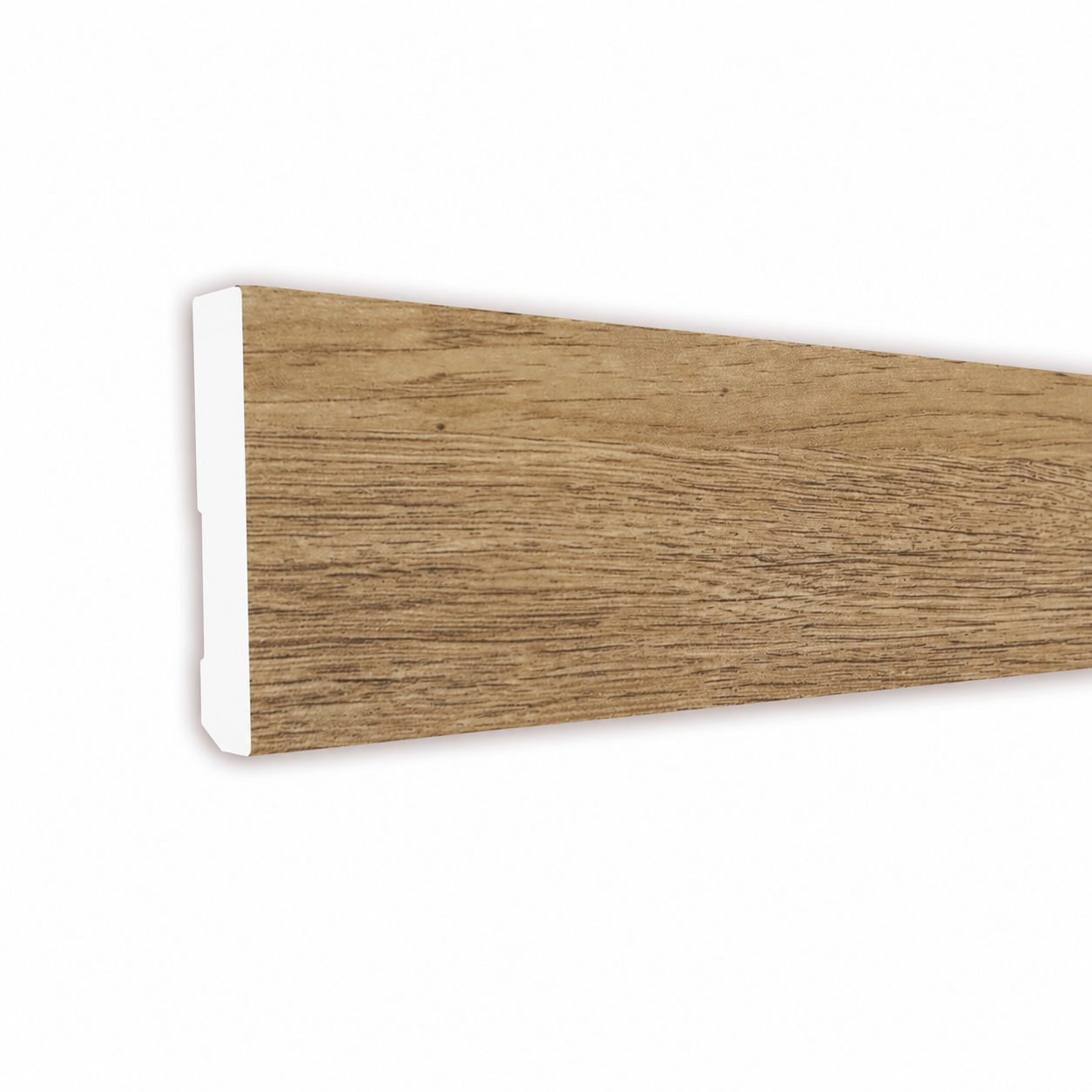 Rodapé PVC Expandido 2500x70x14mm Carvalho Rio/Carvalho Guincho