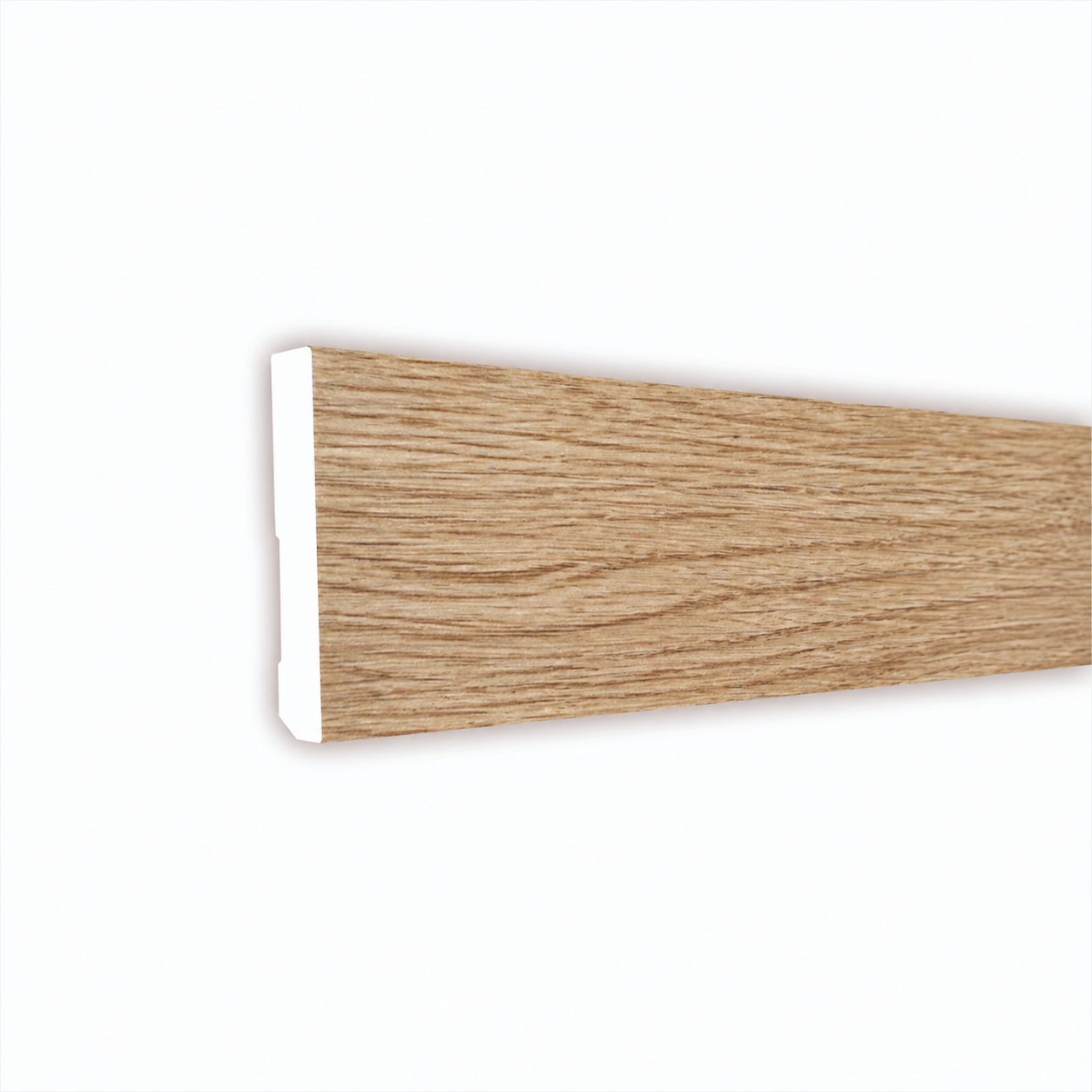 Rodapé PVC Expandido 2500x70x14mm Carvalho Natural/Carvalho Nazaré