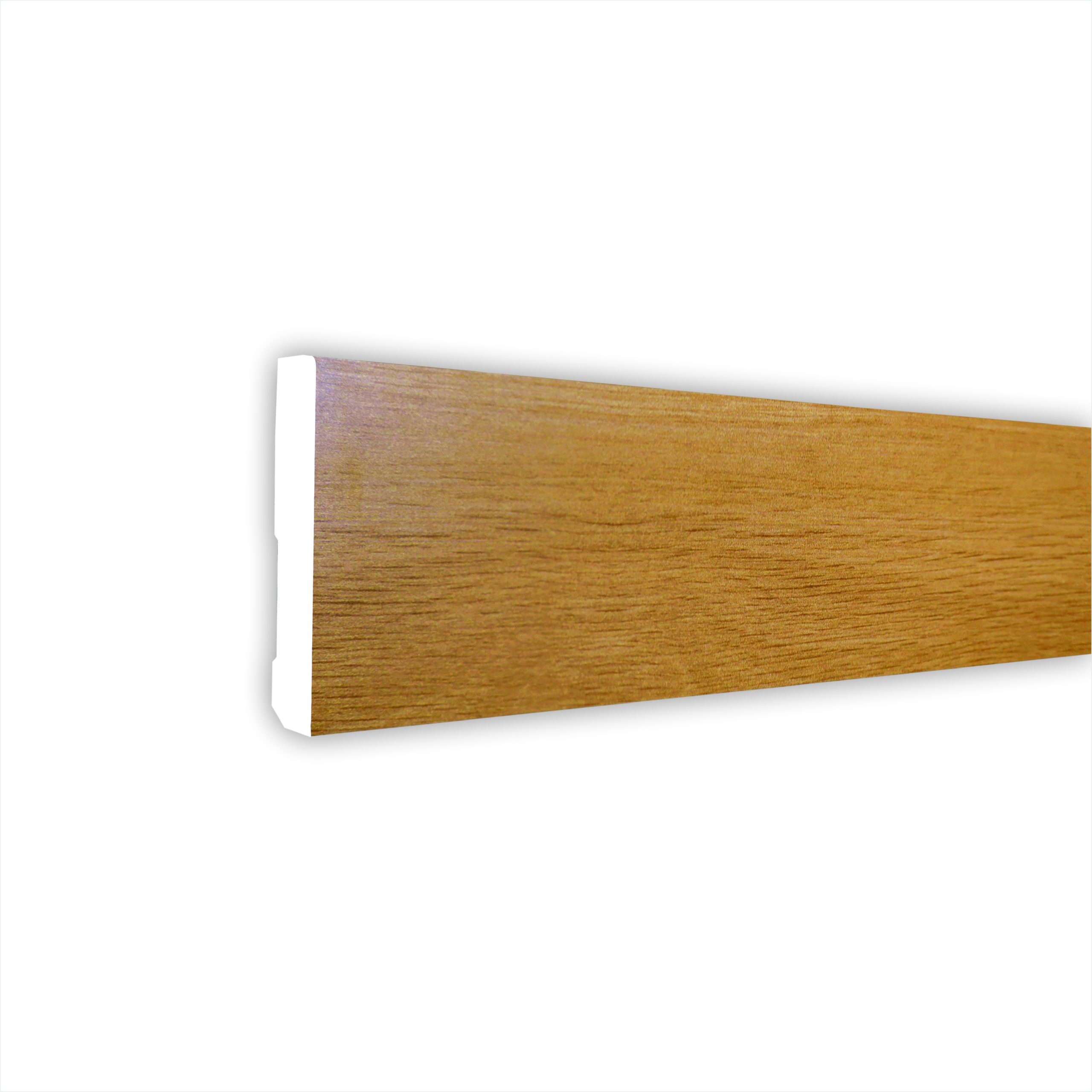 Rodapé PVC Expandido 2500x70x14mm Carvalho Honey/Carvalho Peniche