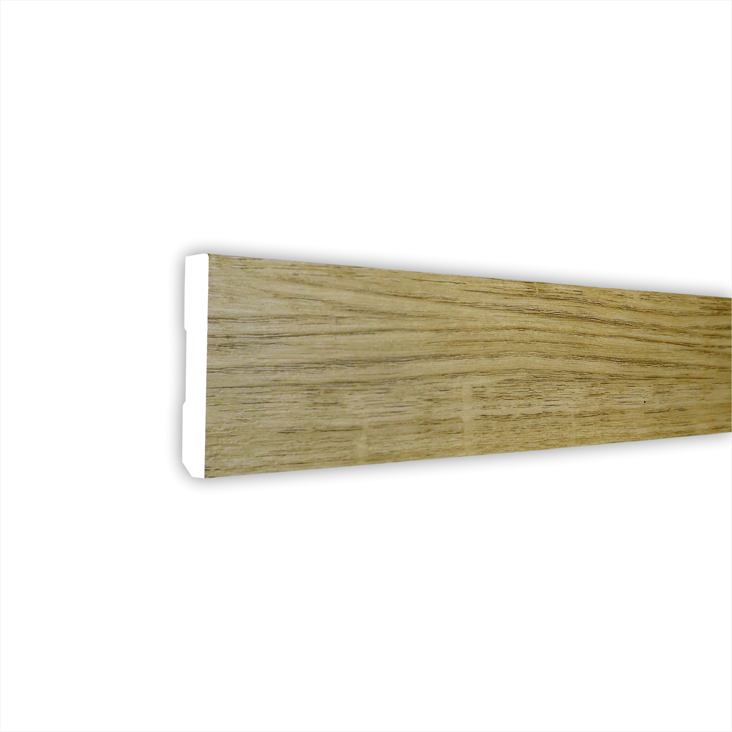 Rodapé PVC Expandido 2500x70x14mm Carvalho Claro/ Carvalho Bugio